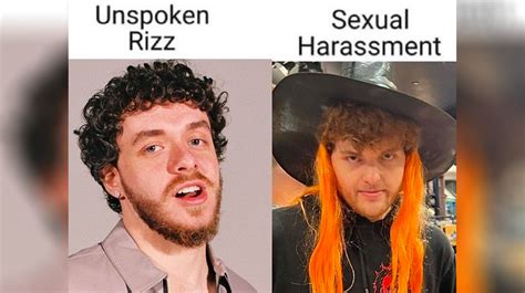 Unspoken rizz vs harassment meme - Unspoken rizz is the art of charming someone up without saying a word. It’s when you make someone attracted to you through nonverbal charisma, focused on your body language, appearance, and physical presence. Harassment is behavior that intimidates a person and makes them feel threatened. Unspoken rizz is cool. Harassment isn’t. 